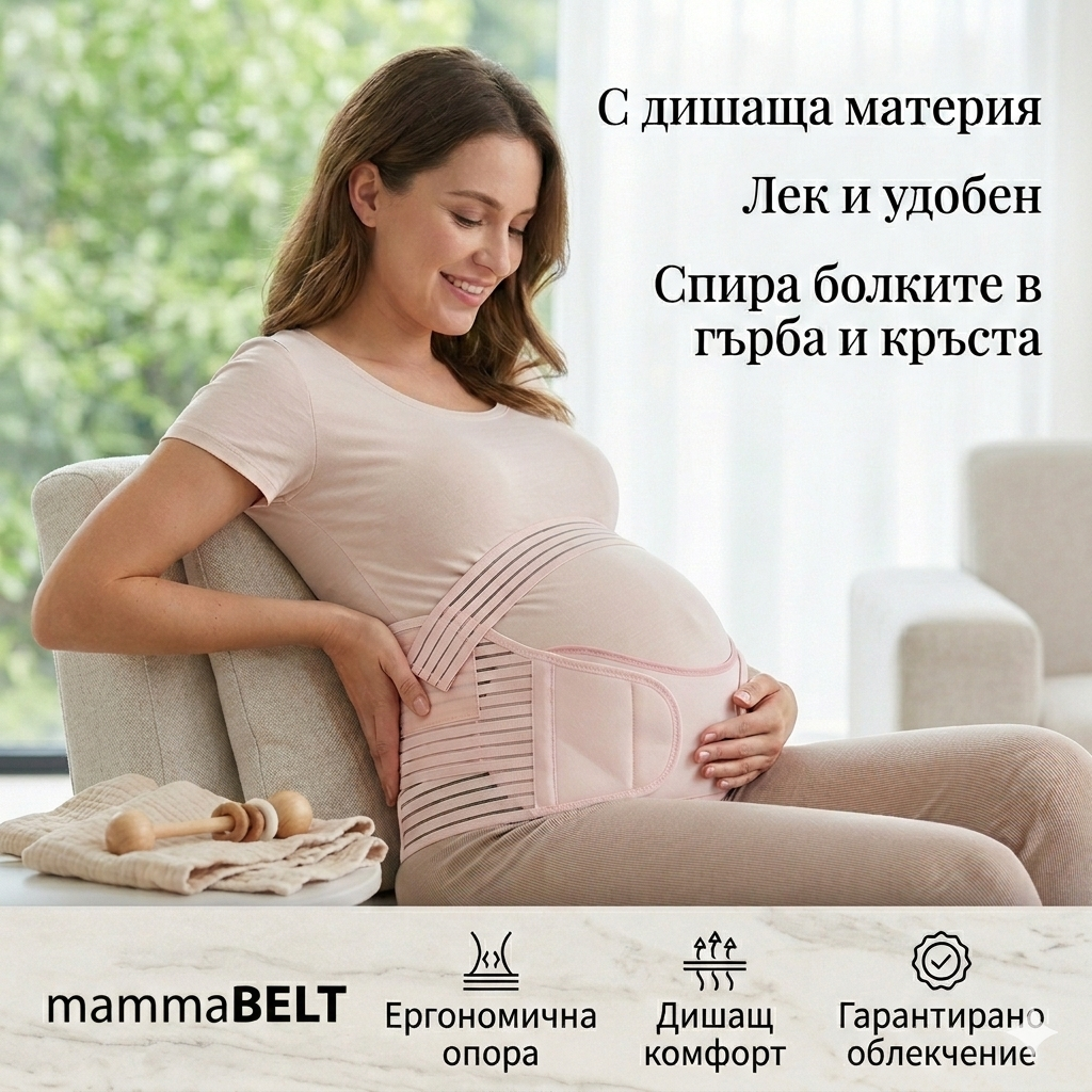 mammaBelt - Ергономичен колан за бременни